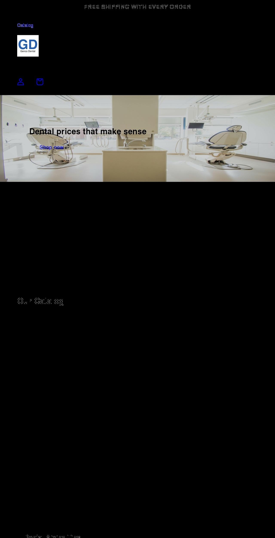 gencodental.com shopify website screenshot