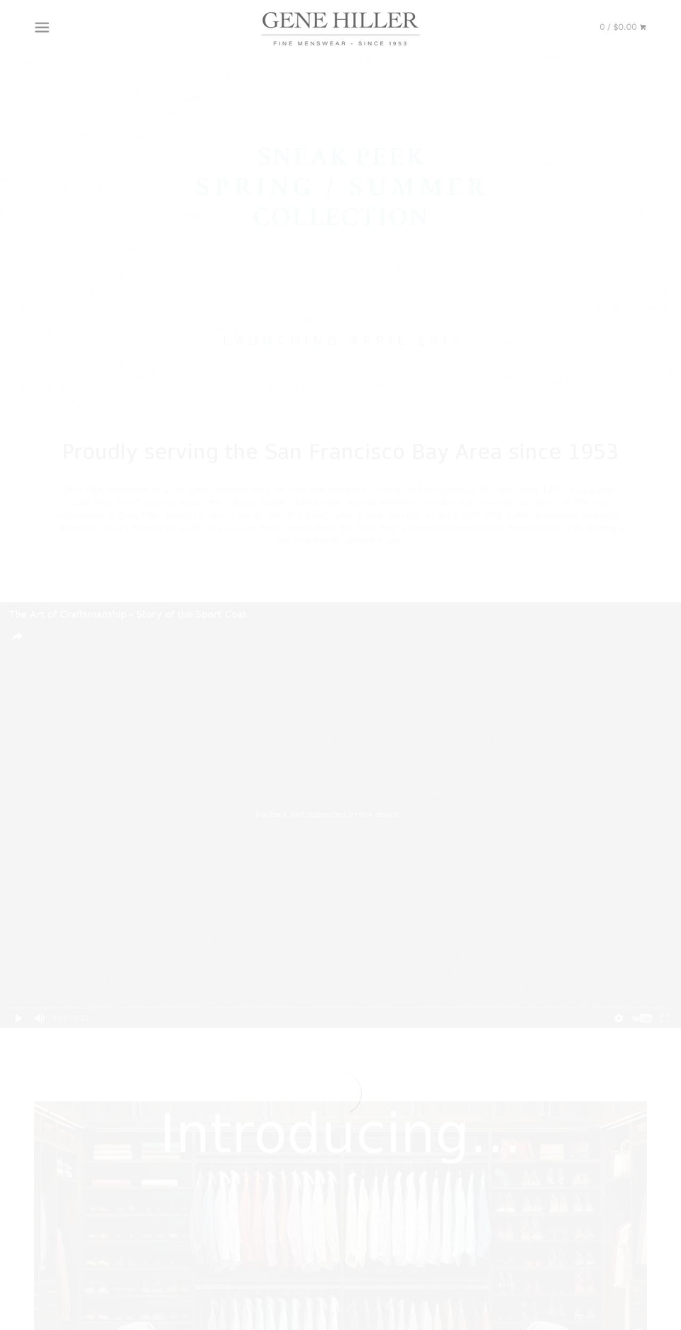 genehiller.com shopify website screenshot