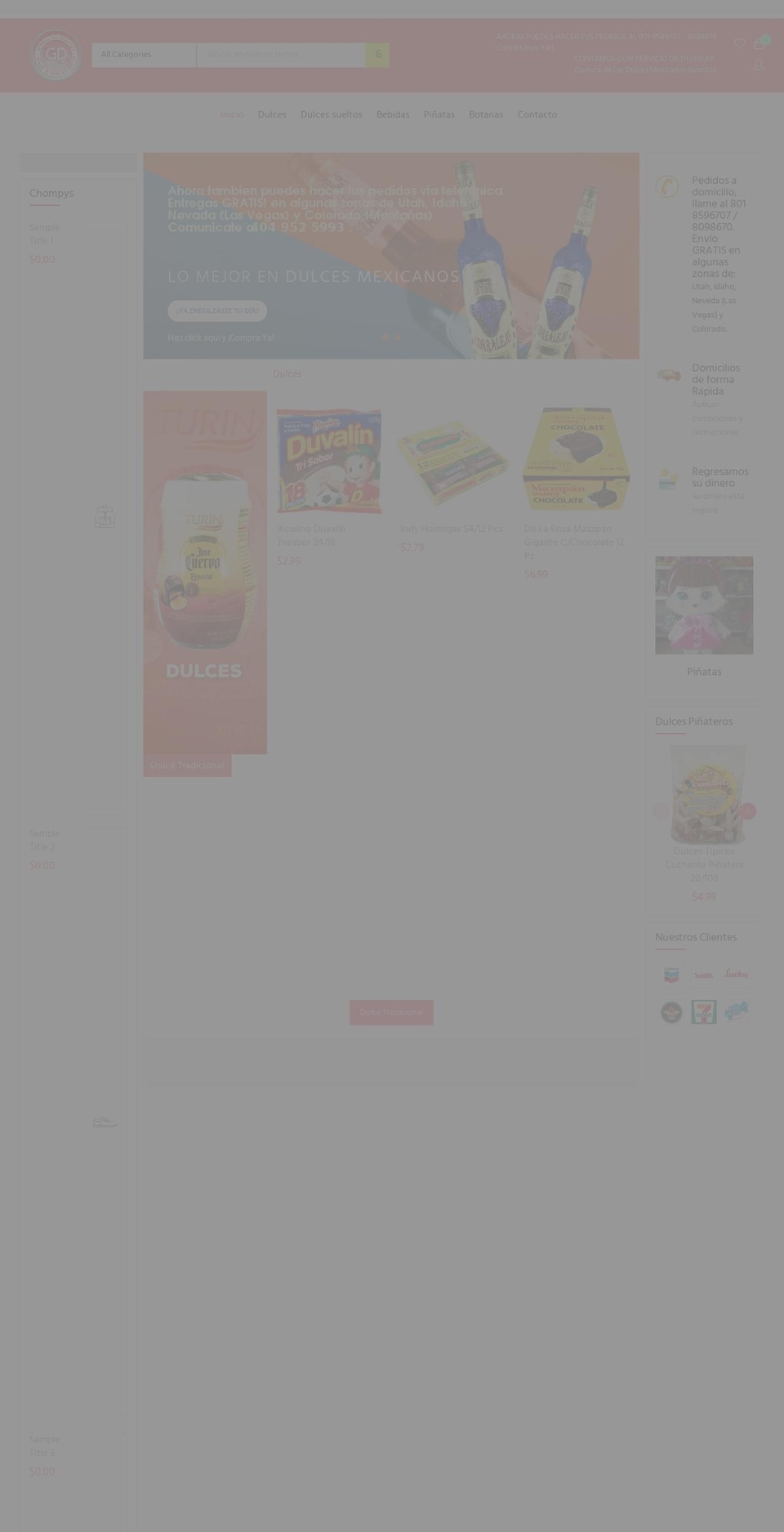 generaldistributionlc.com shopify website screenshot