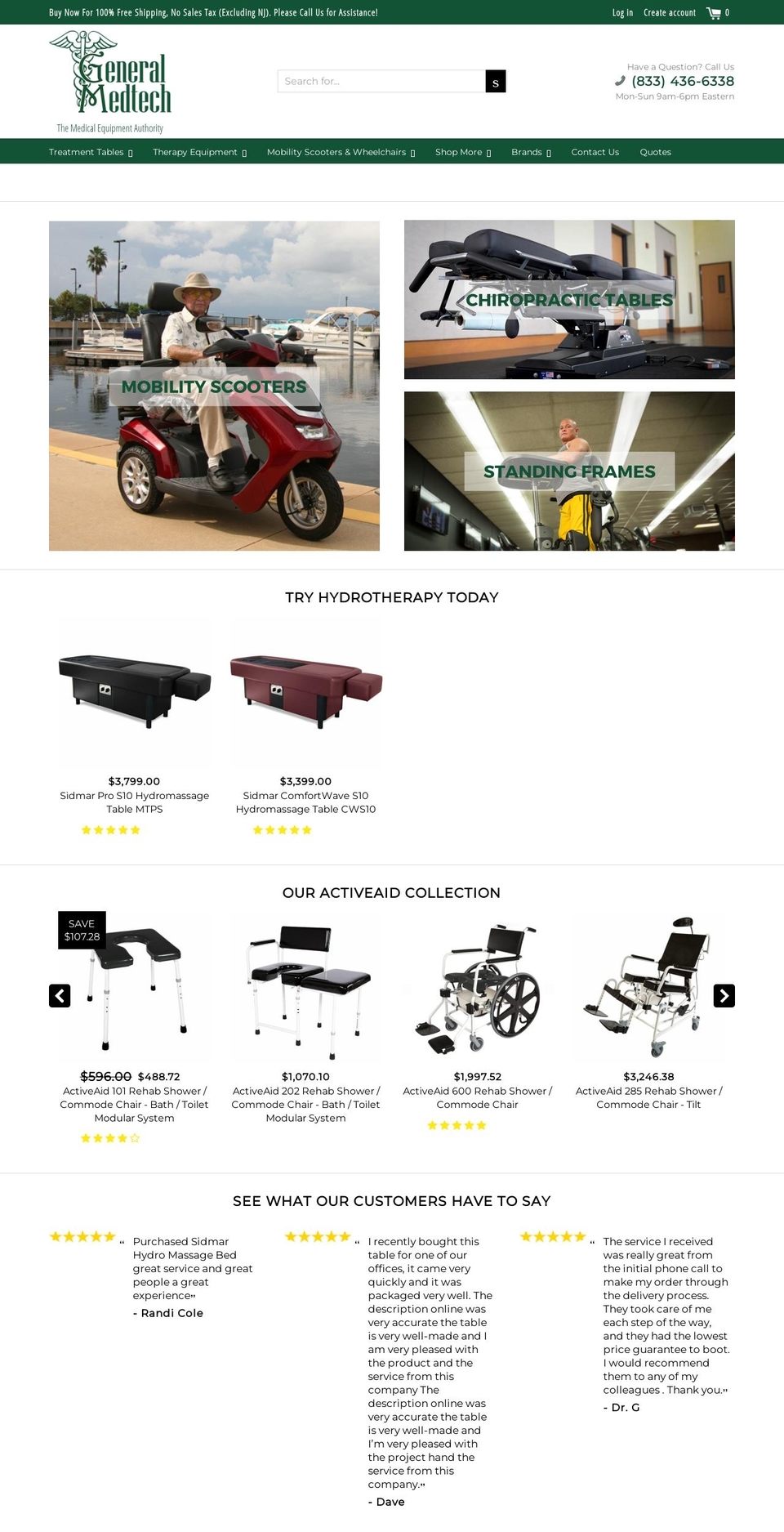 generalmedtech.com — Shopify storefront screenshot