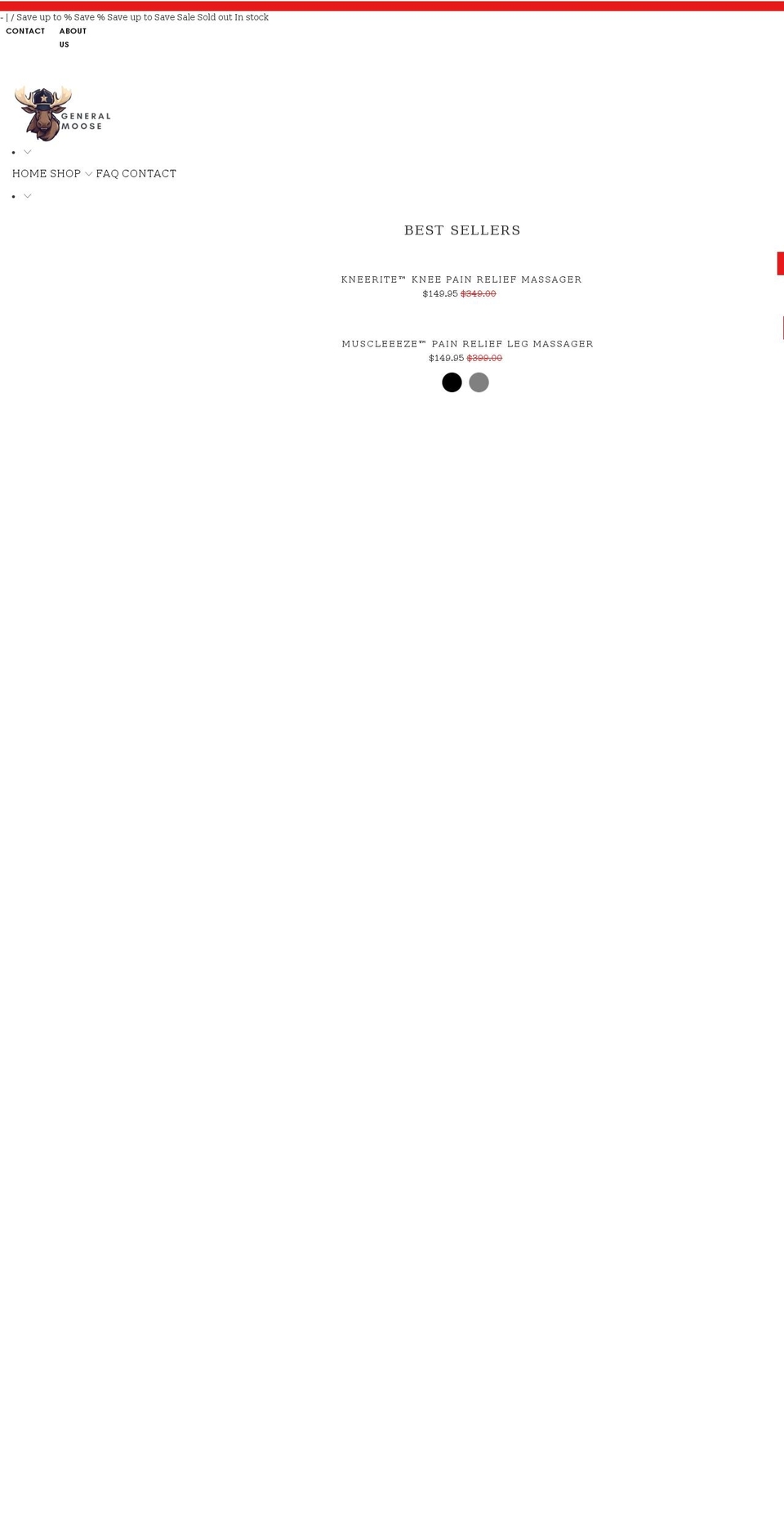 generalmoose.com — Shopify storefront screenshot