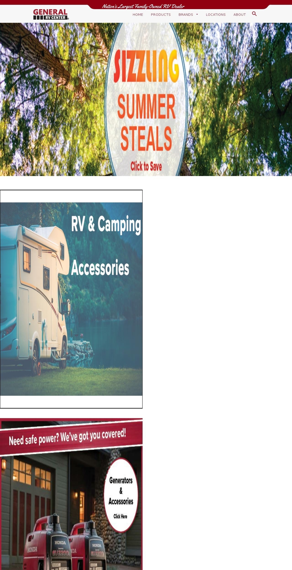 generalrvstore.com — Shopify storefront screenshot