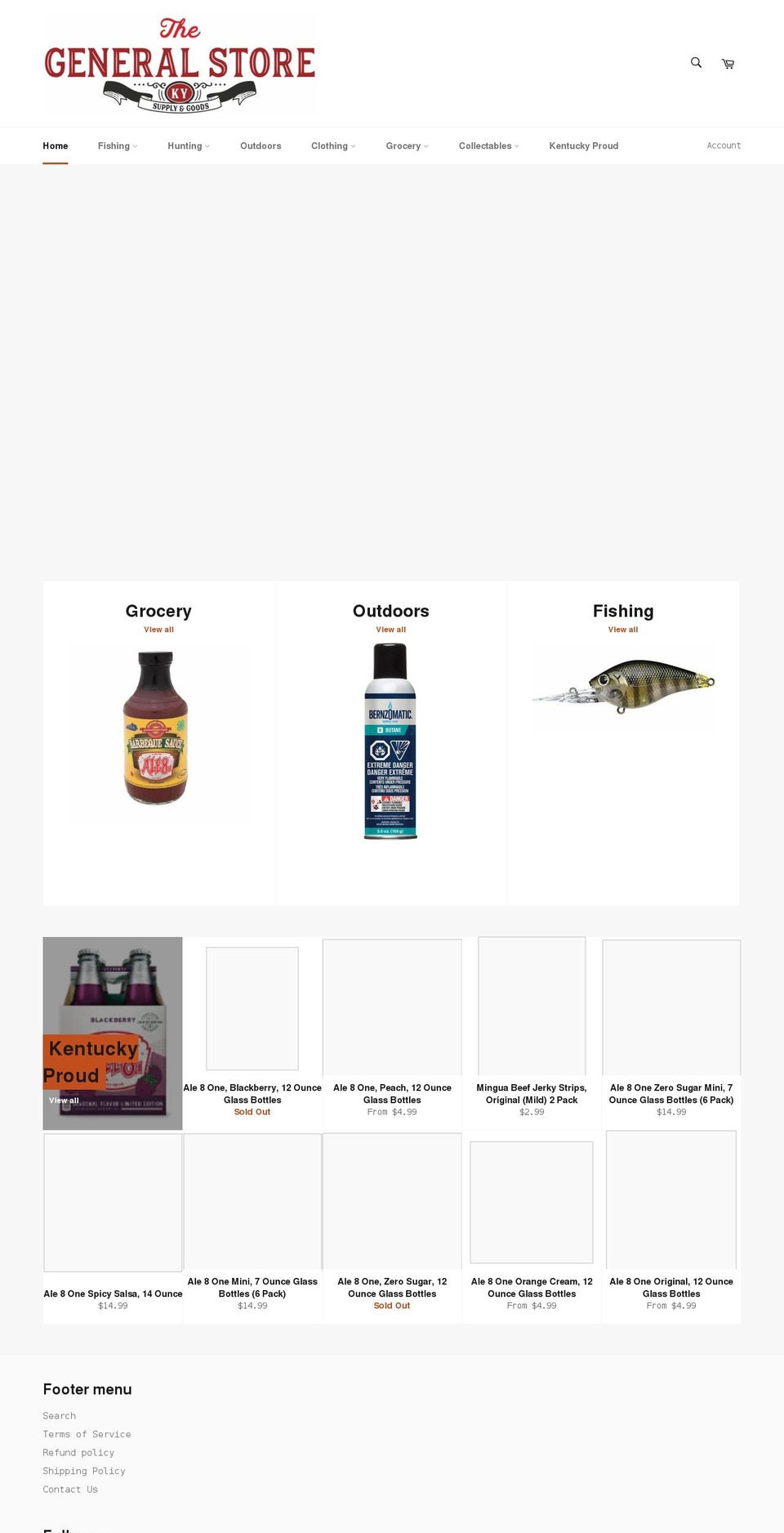 generalstoreky.com shopify website screenshot