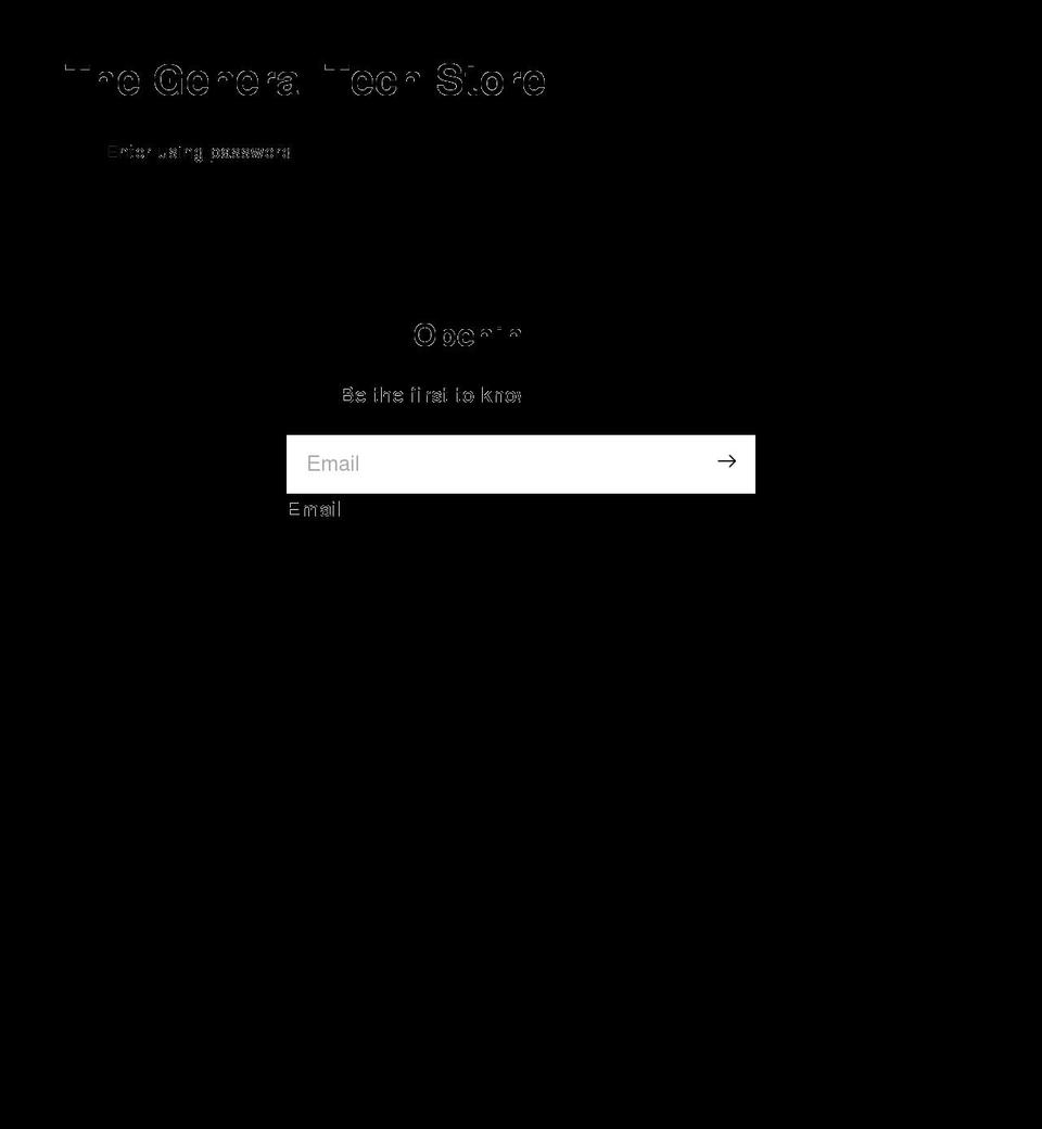 generaltechstore.com shopify website screenshot