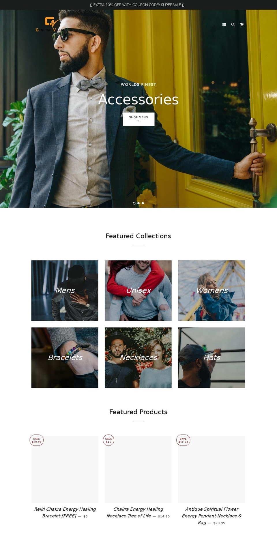 generalvillage.com — Shopify storefront screenshot