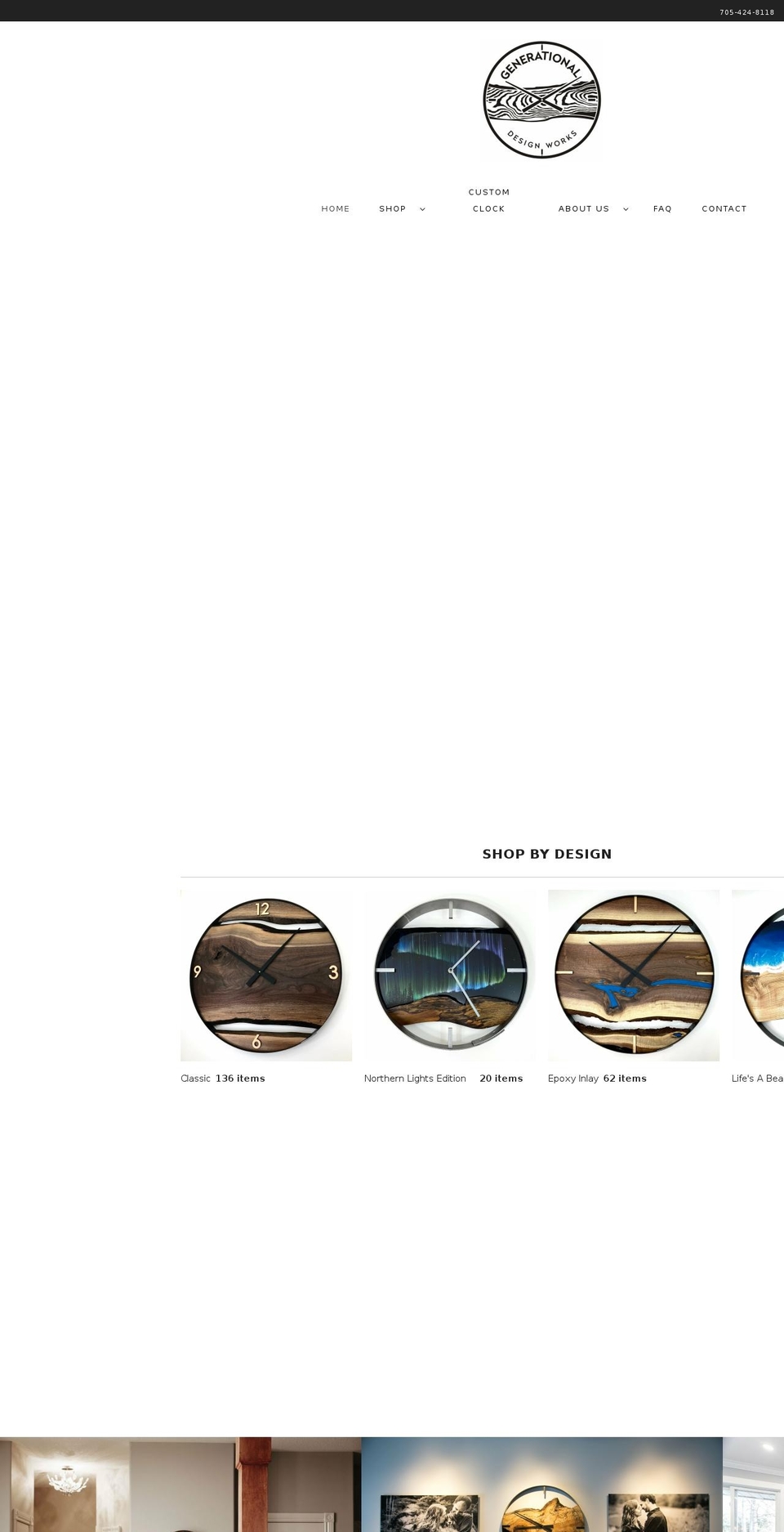 generationaldesign.ca shopify website screenshot
