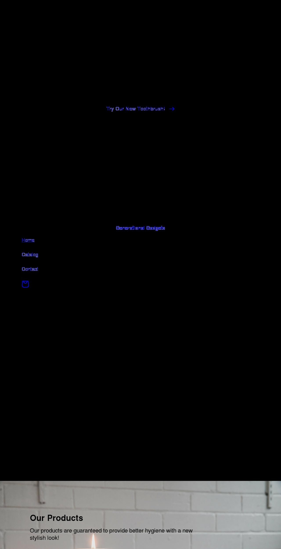 generationalgadgets.com shopify website screenshot