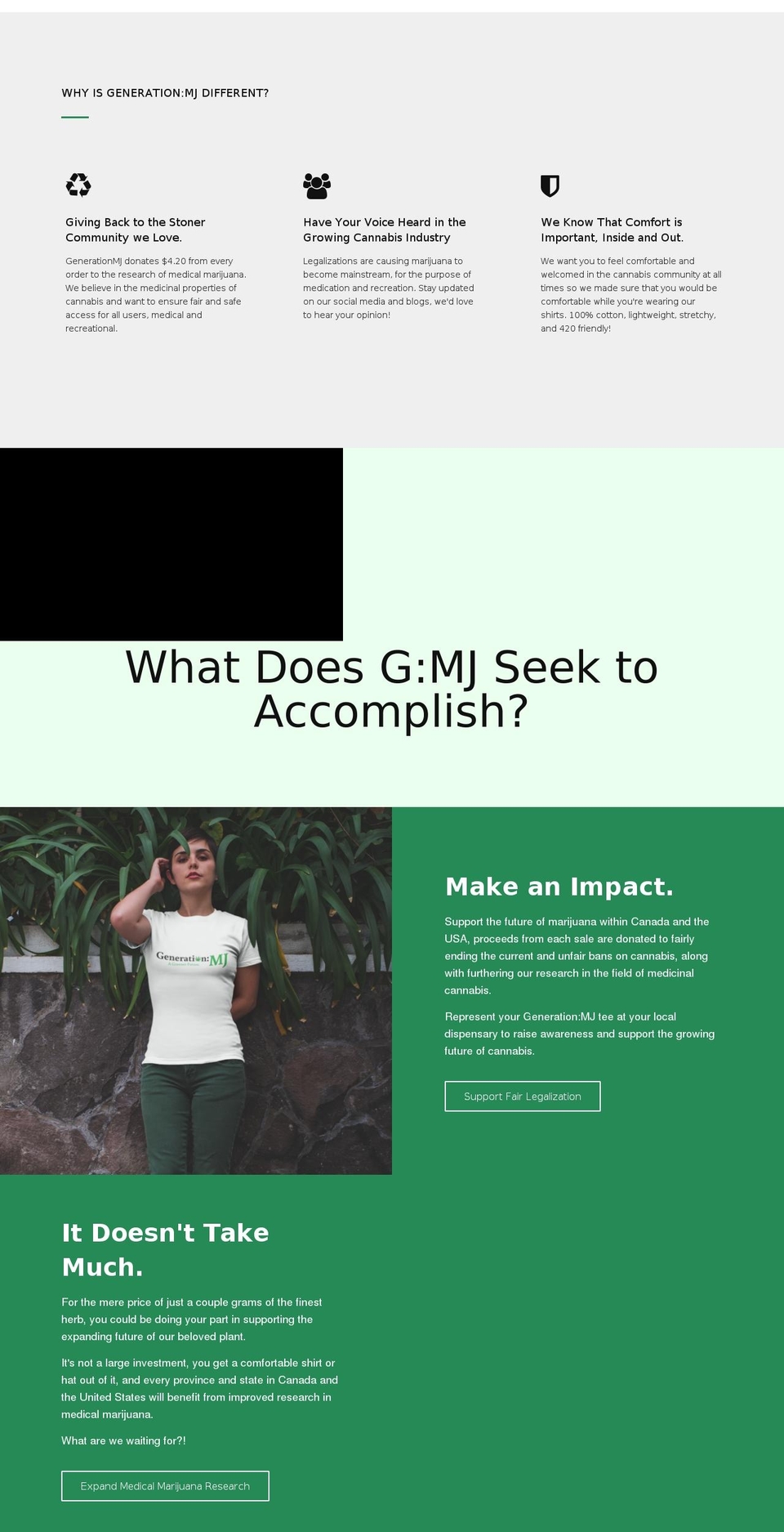 generationmj.com — Shopify storefront screenshot