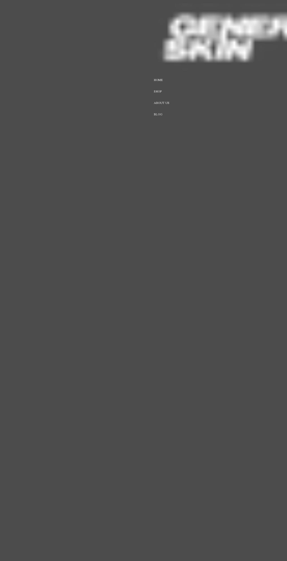 generationskin.com shopify website screenshot