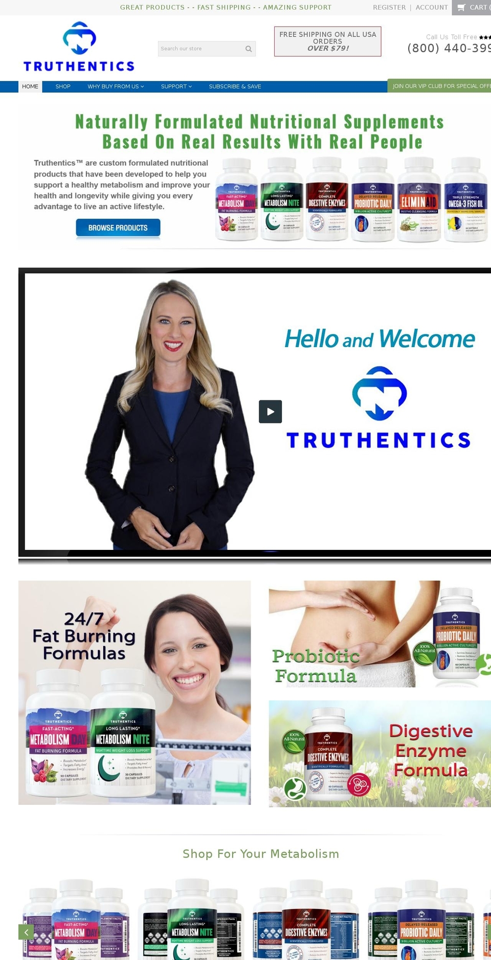 proven-profitable-v10-2 Shopify theme site example genesisnutritionals.com