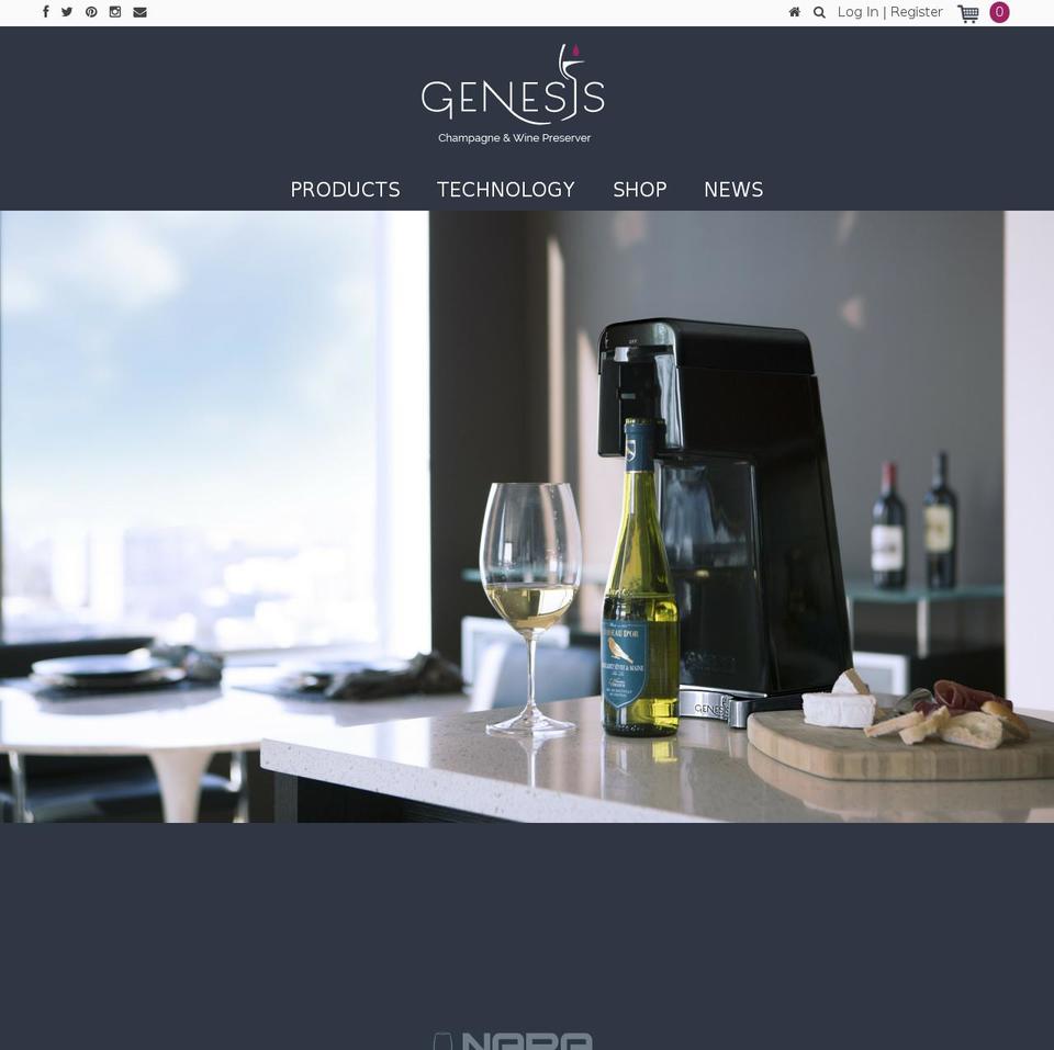 genesispreserve.com shopify website screenshot