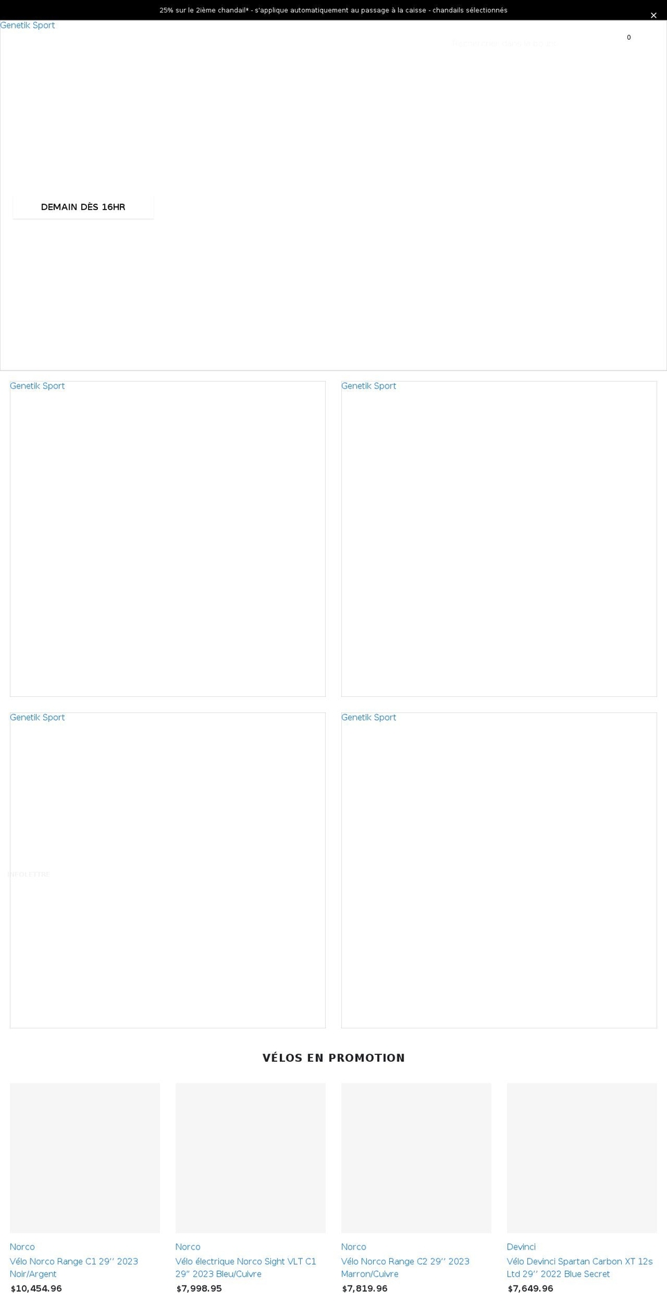 genetiksport.com shopify website screenshot