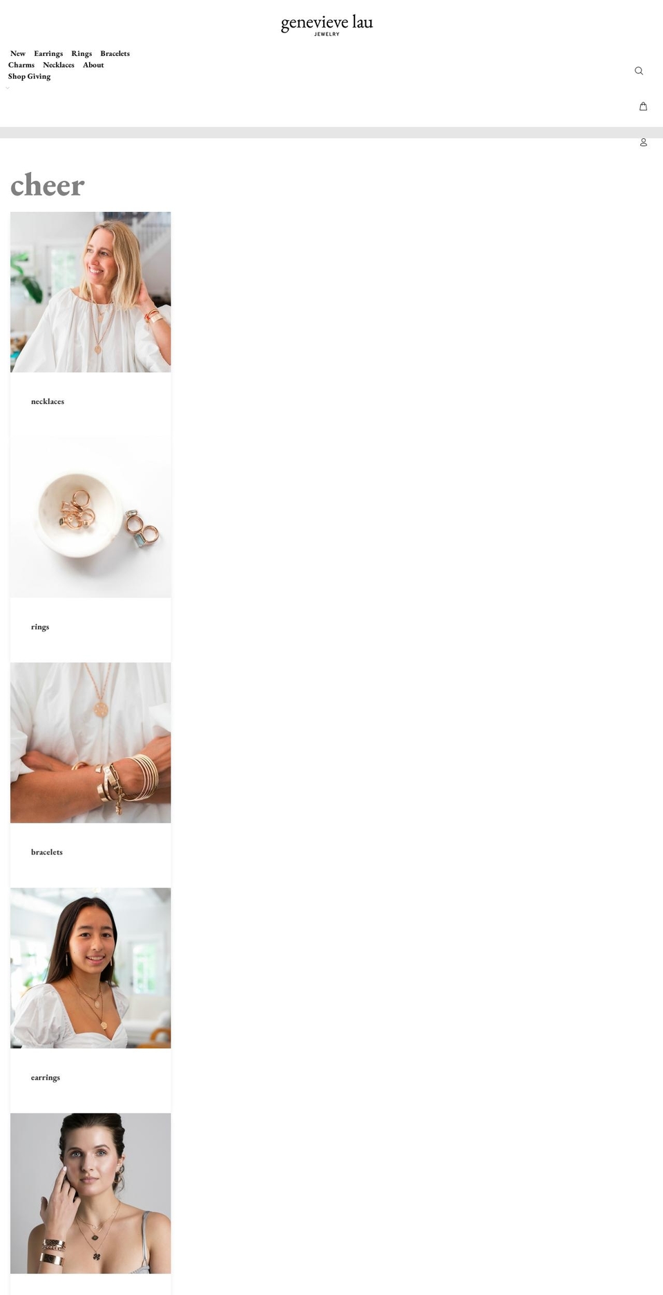 genevievelau.com shopify website screenshot