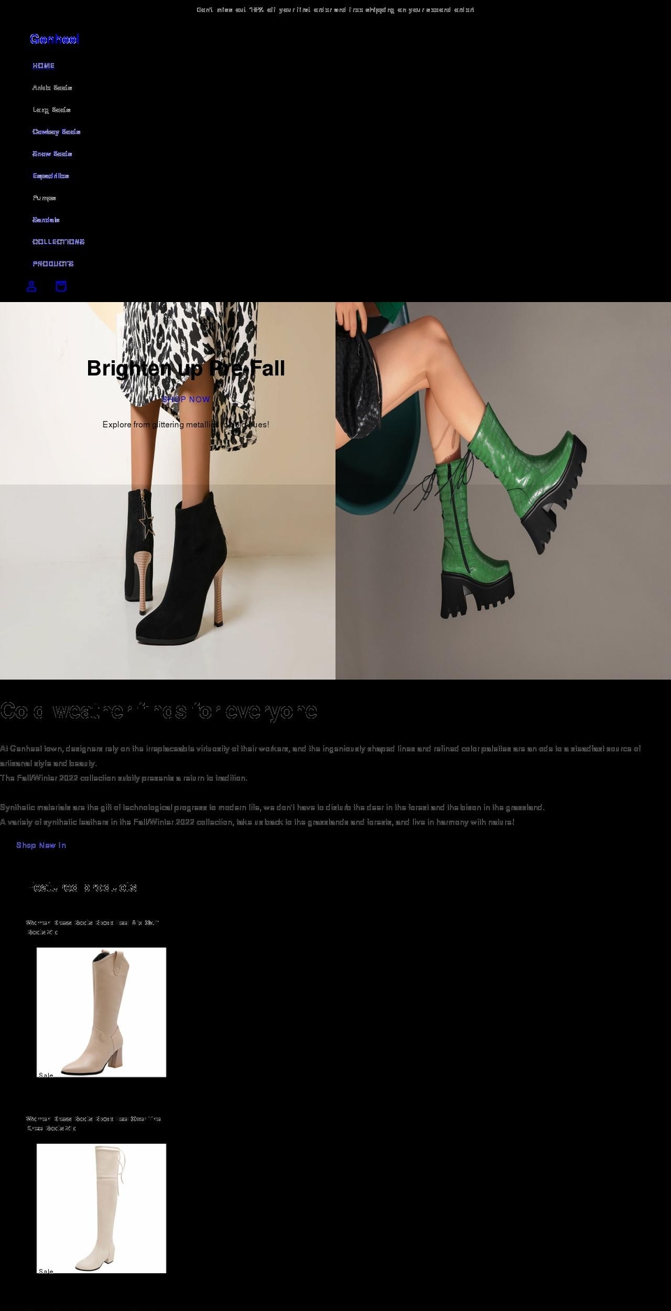 genheel.com shopify website screenshot