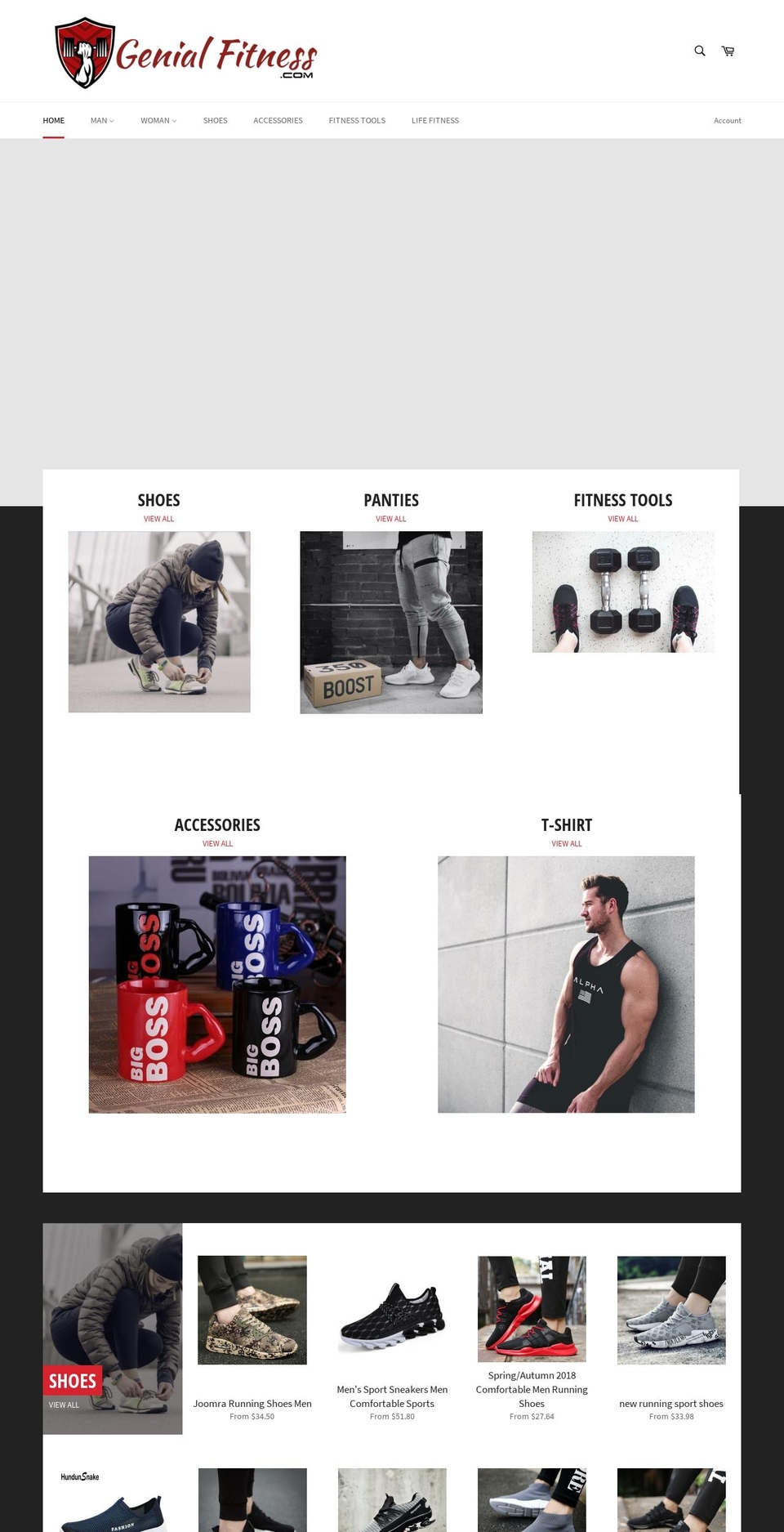 genialfitness.com — Shopify storefront screenshot
