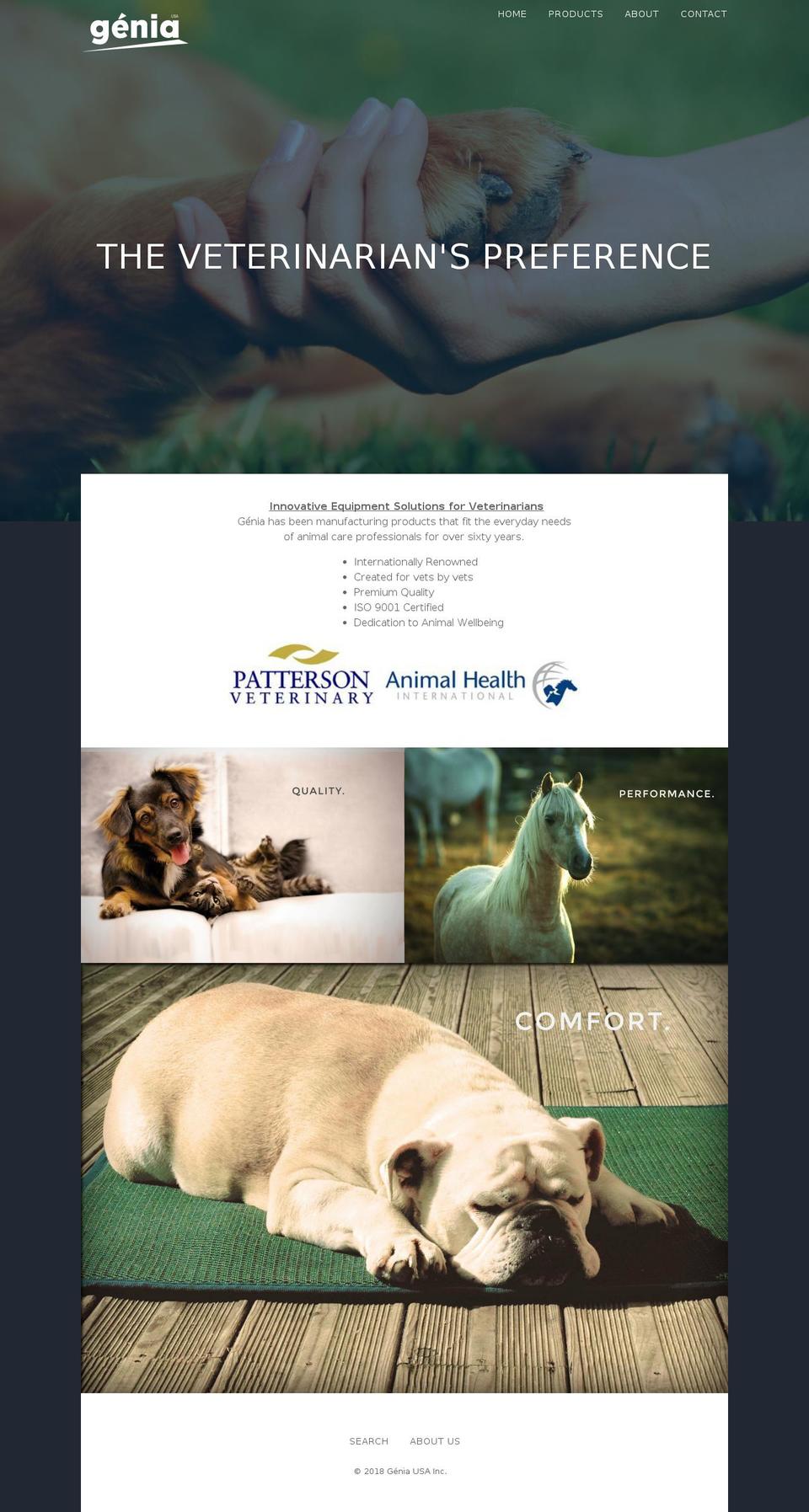 geniausa.com shopify website screenshot