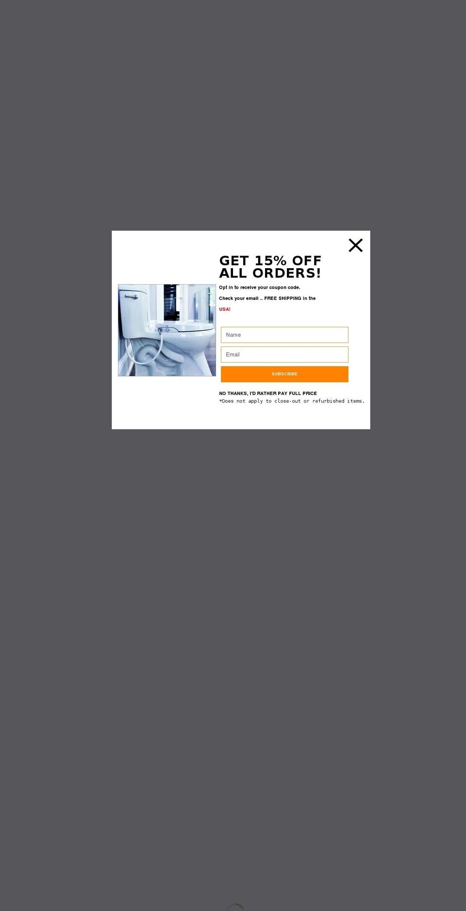 geniebidet.com shopify website screenshot
