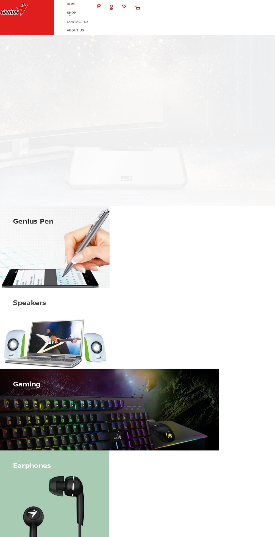 mogo-theme Shopify theme site example geniuseshop.com