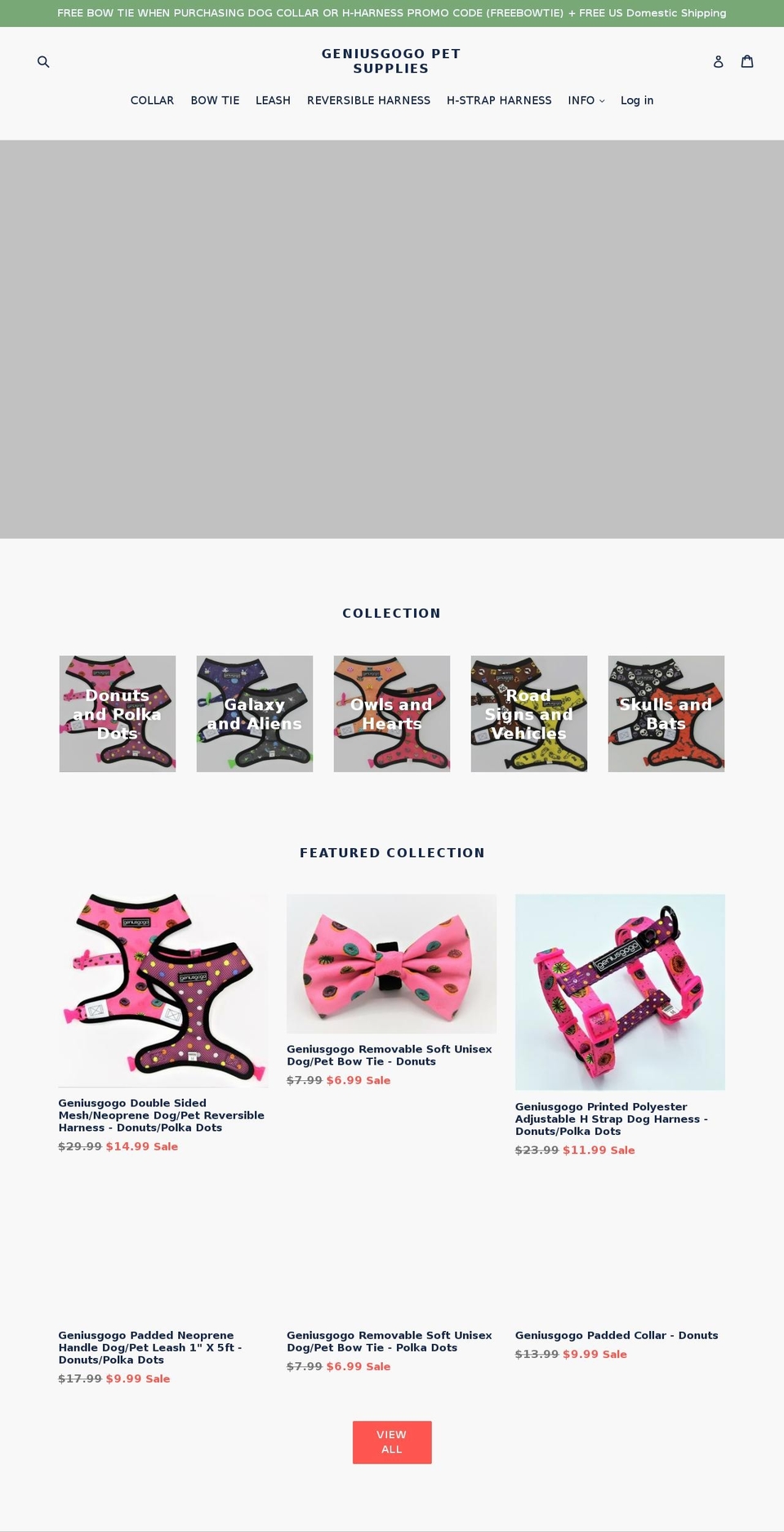 geniusgogo.com — Shopify storefront screenshot