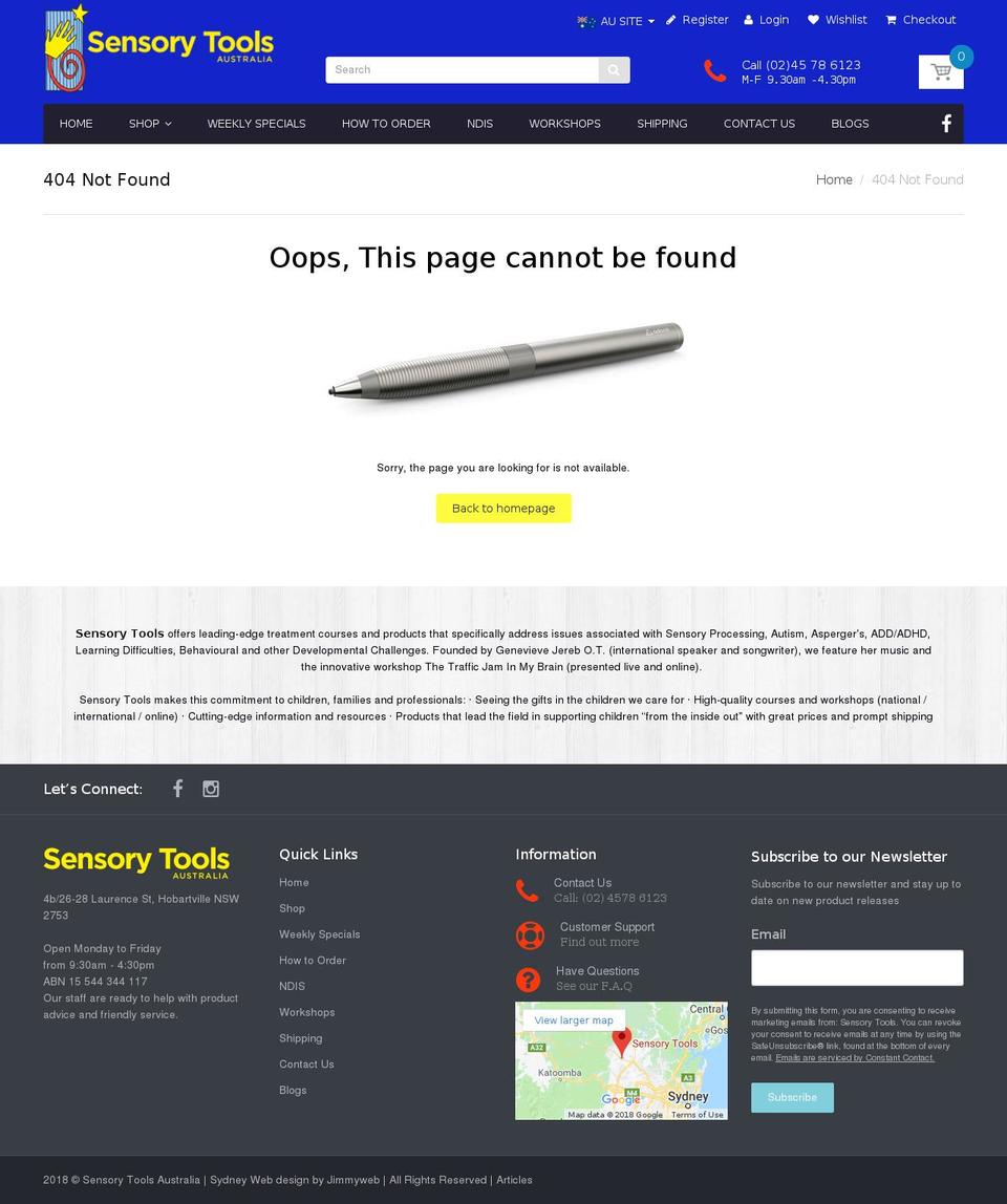 Sensory Tools - Jimmyweb Theme Shopify theme site example genjereb.com