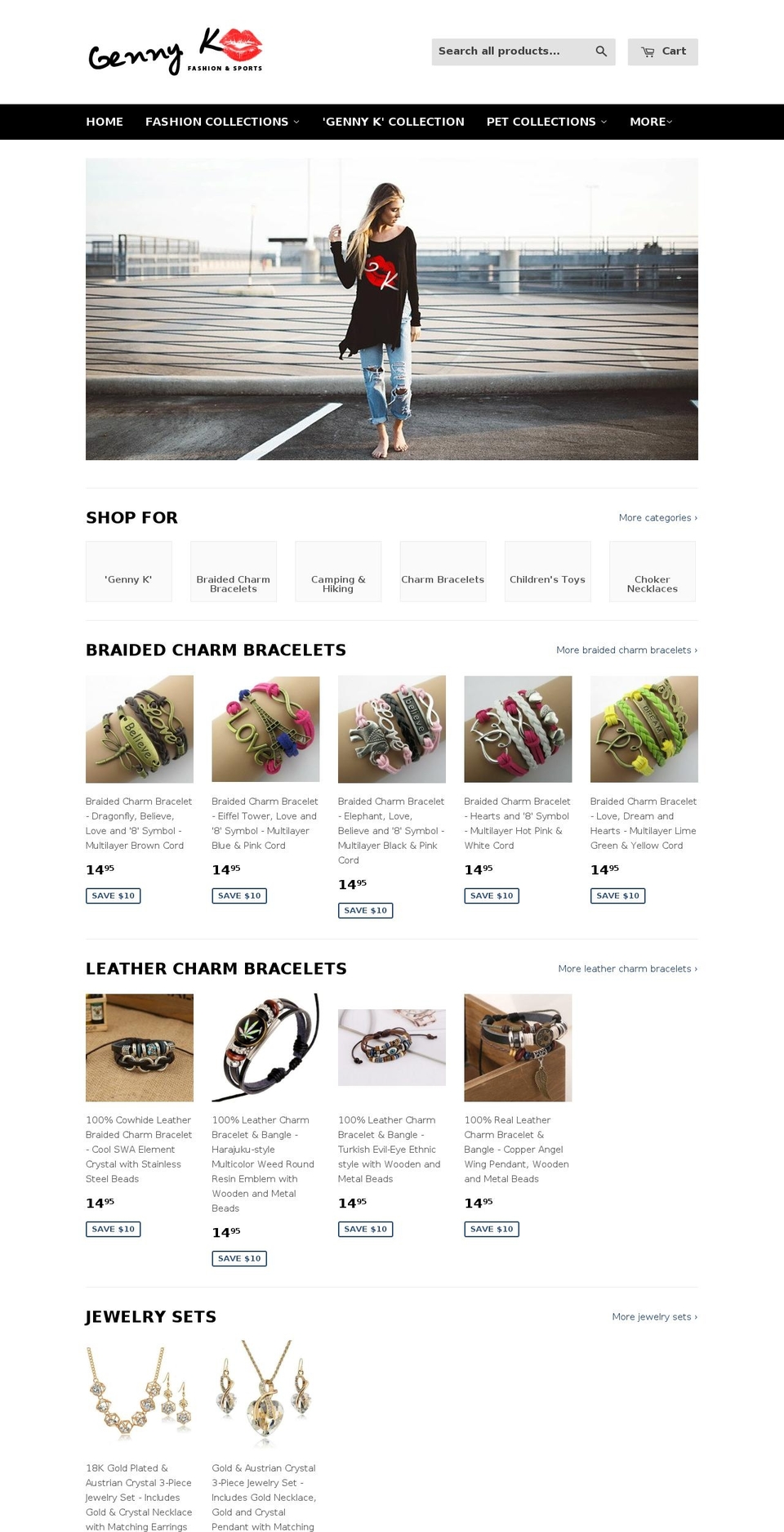 gennyk.com shopify website screenshot