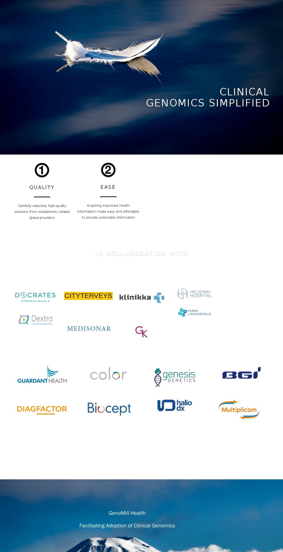 genomill.com shopify website screenshot