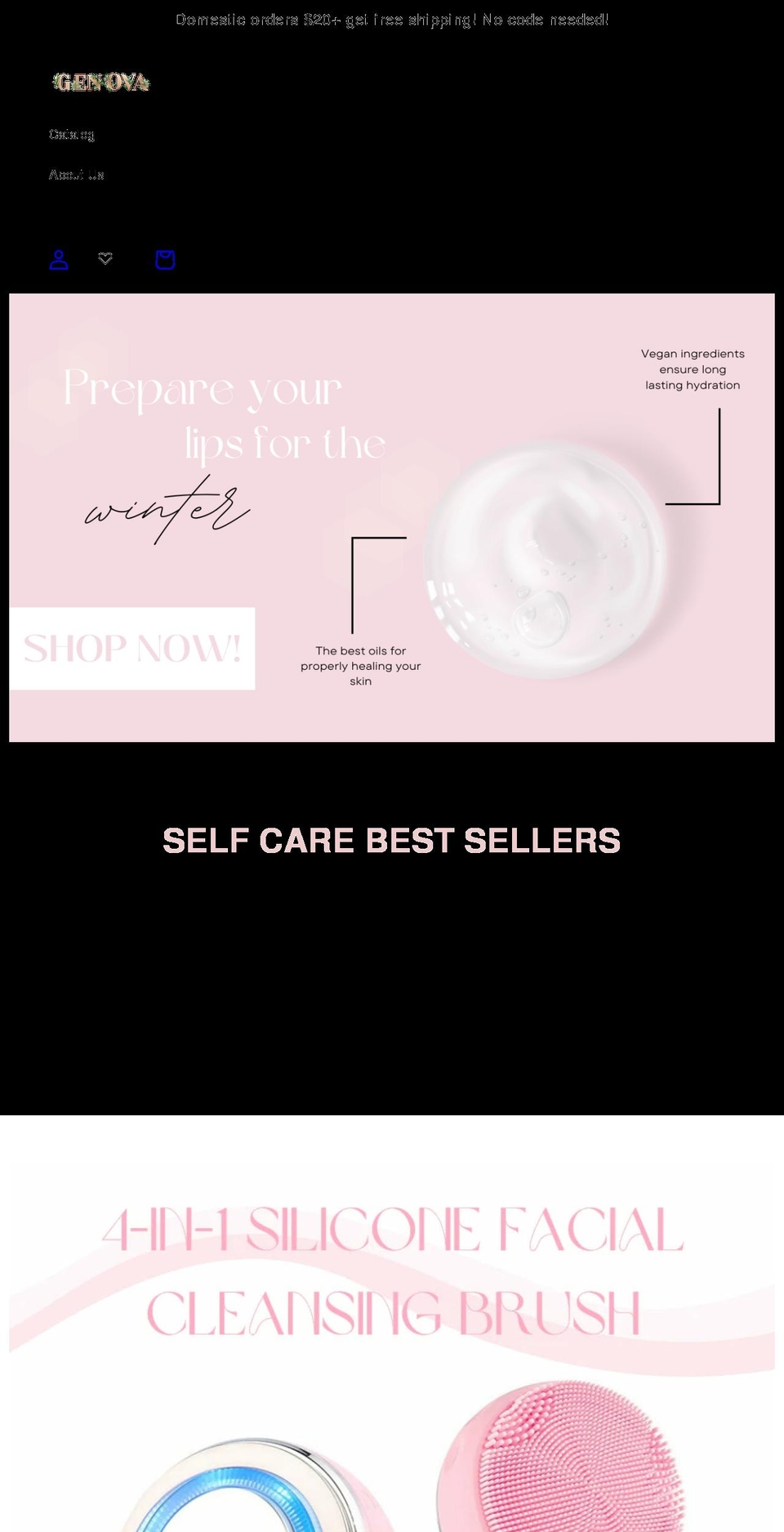 genova-co.com shopify website screenshot