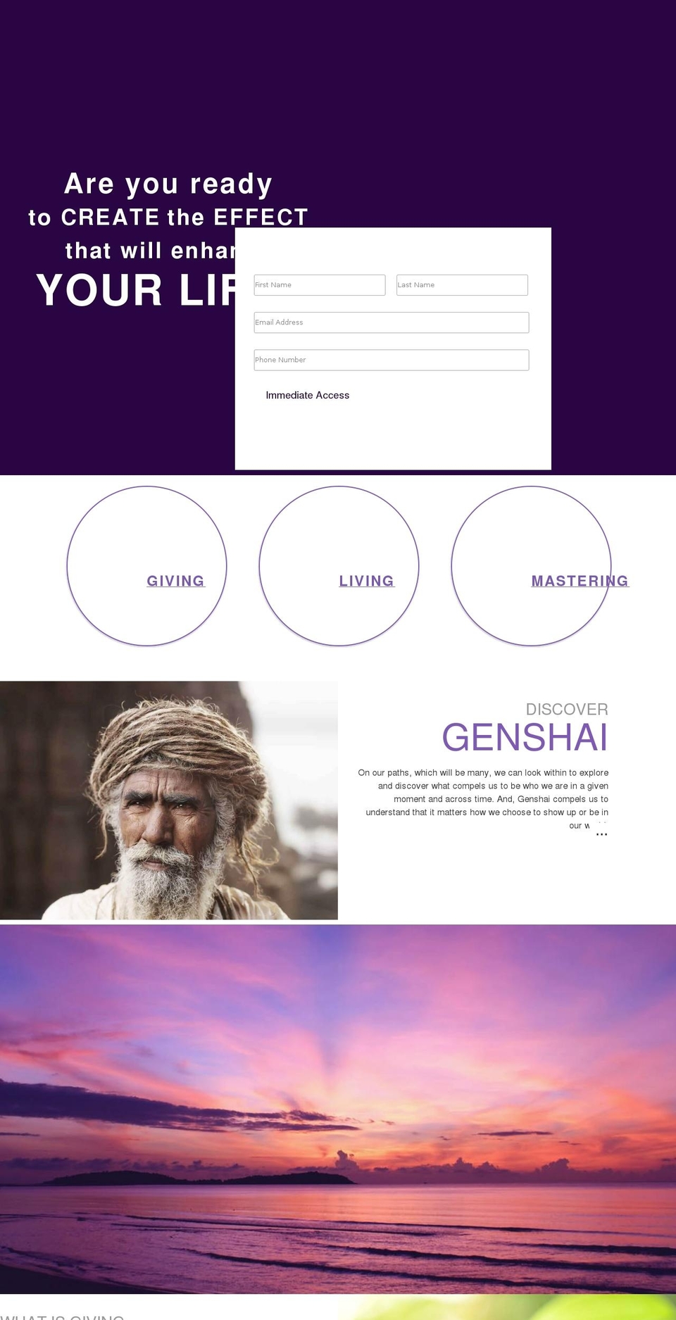 Genshai - Parallax Shopify theme site example genshaigear.com