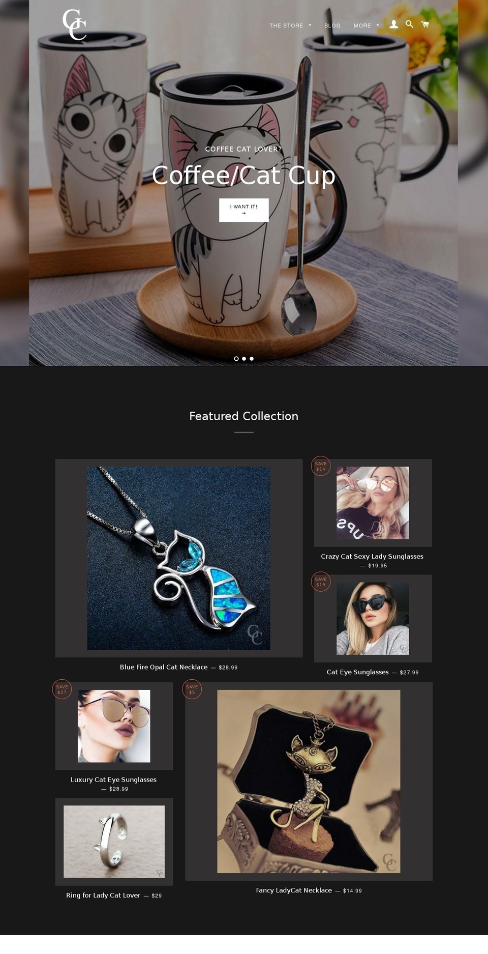 gentcats.com — Shopify storefront screenshot