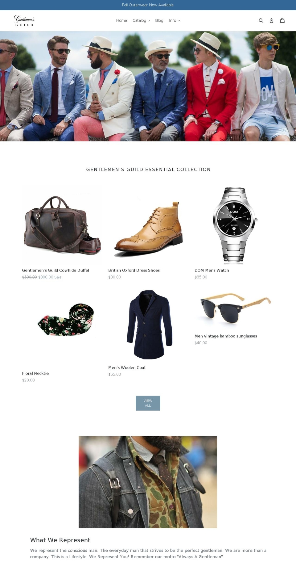 gentgint.com — Shopify storefront screenshot