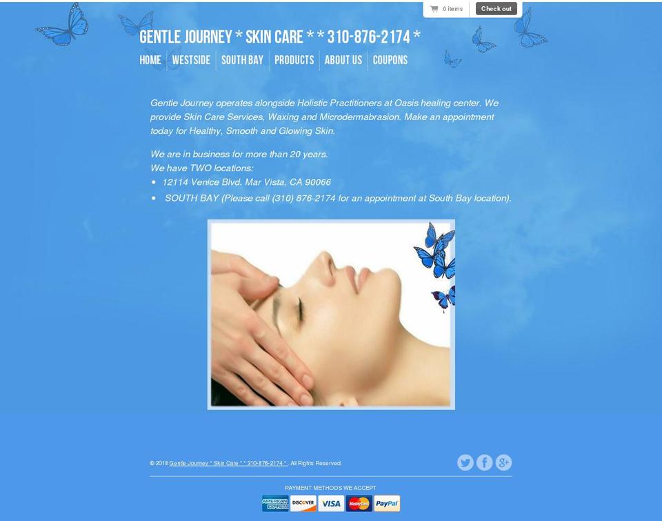 gentlejourney.com shopify website screenshot