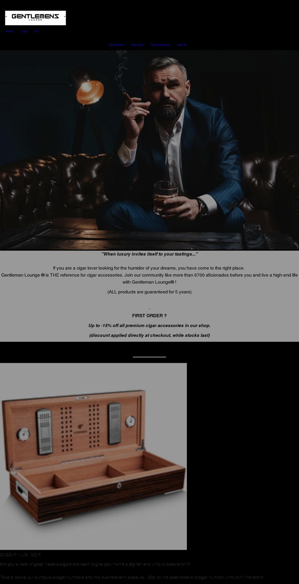 Speedfly----bcnyo Shopify theme site example gentleman-lounge.com