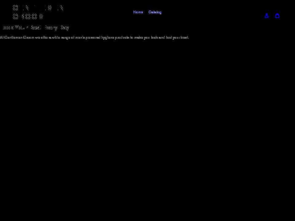 gentlemengroom.com shopify website screenshot