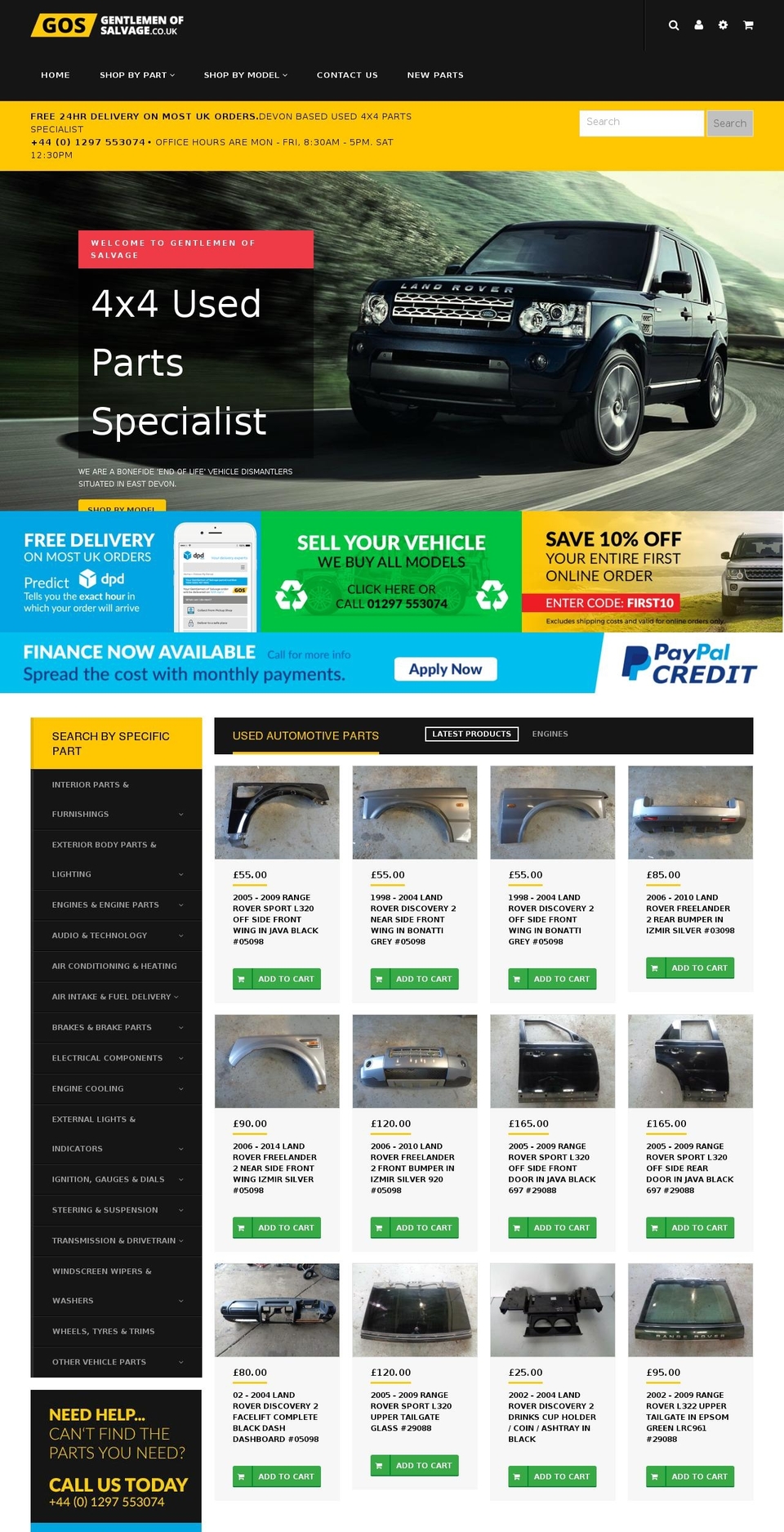 gentlemenofsalvage.com shopify website screenshot