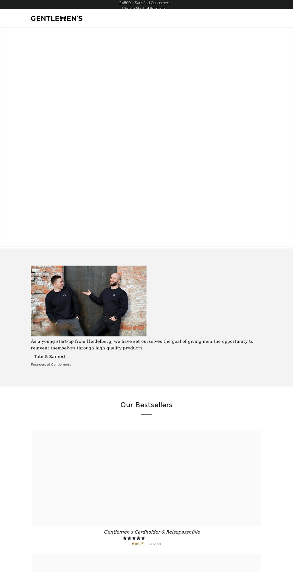 gentlemens.de shopify website screenshot