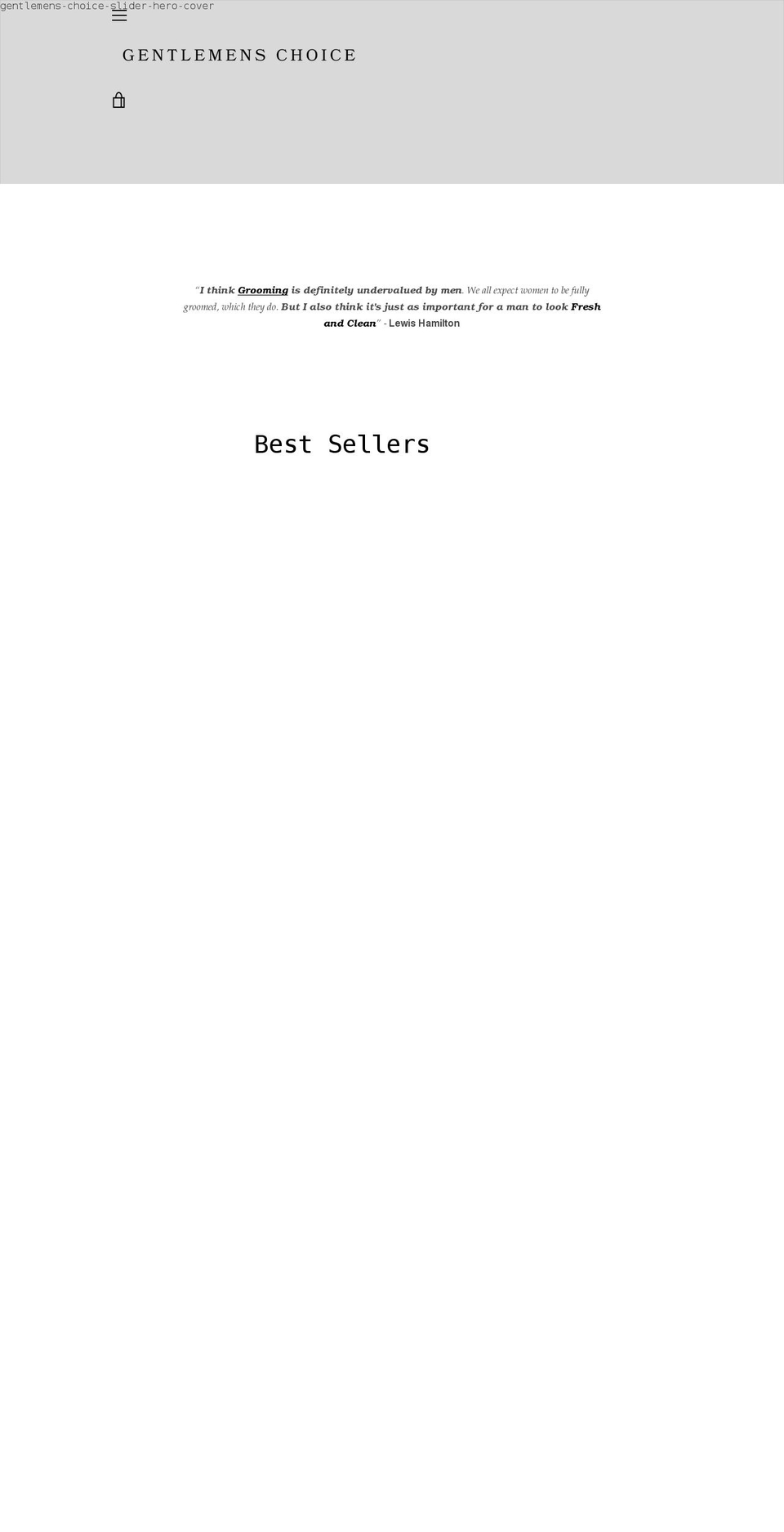 gentlemenschoice.co.uk shopify website screenshot