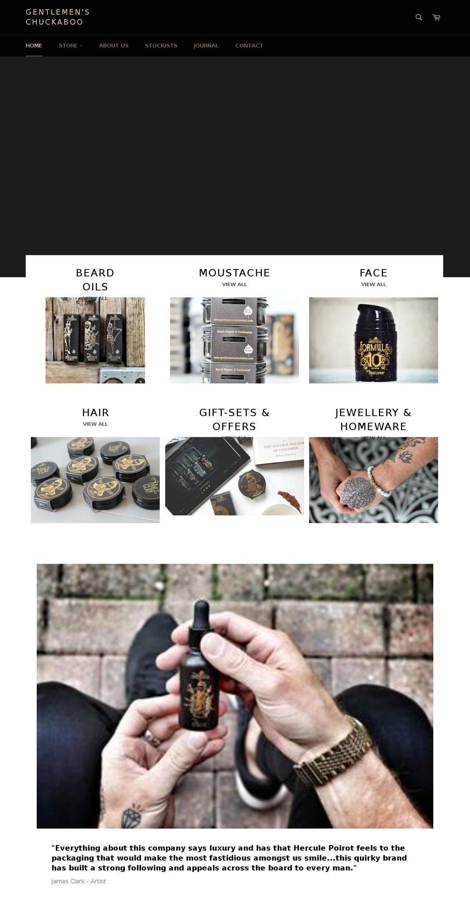 gentlemenschuckaboo.com — Shopify storefront screenshot