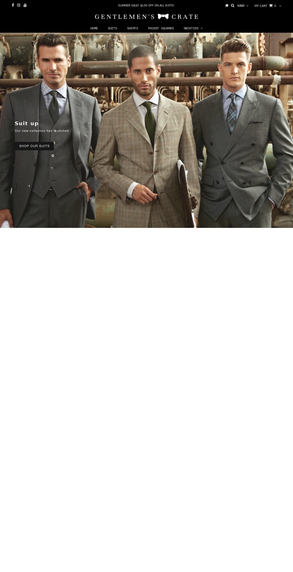 gentlemenscrate.com shopify website screenshot