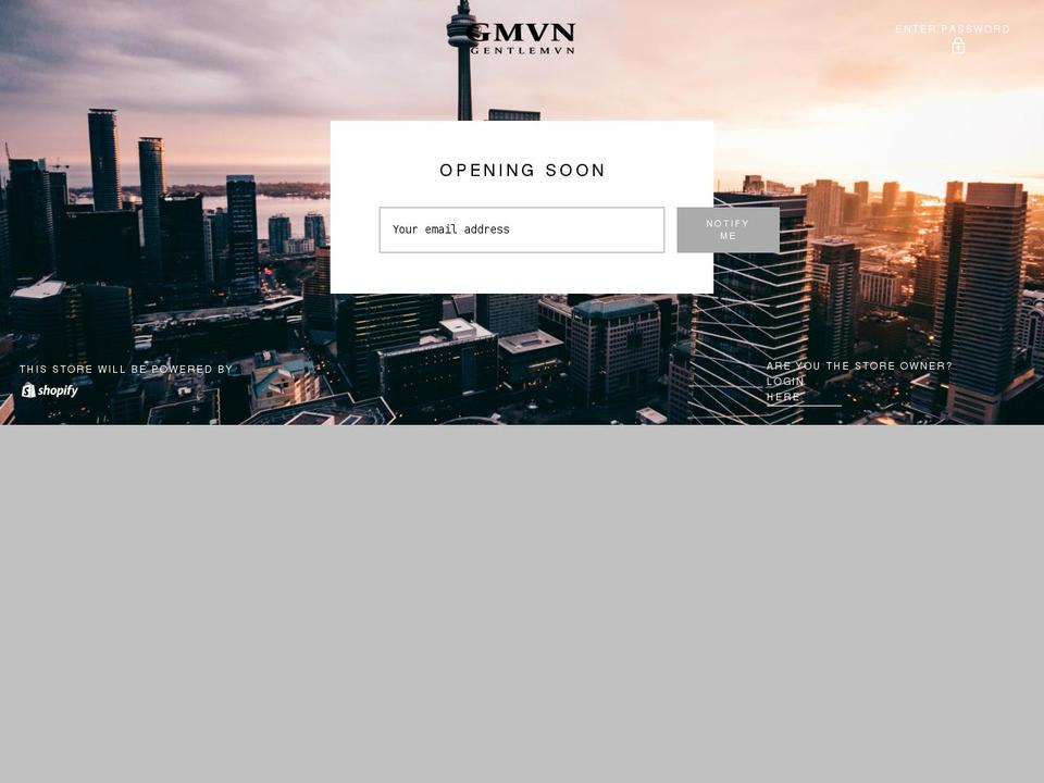 gentlemvn.com — Shopify storefront screenshot