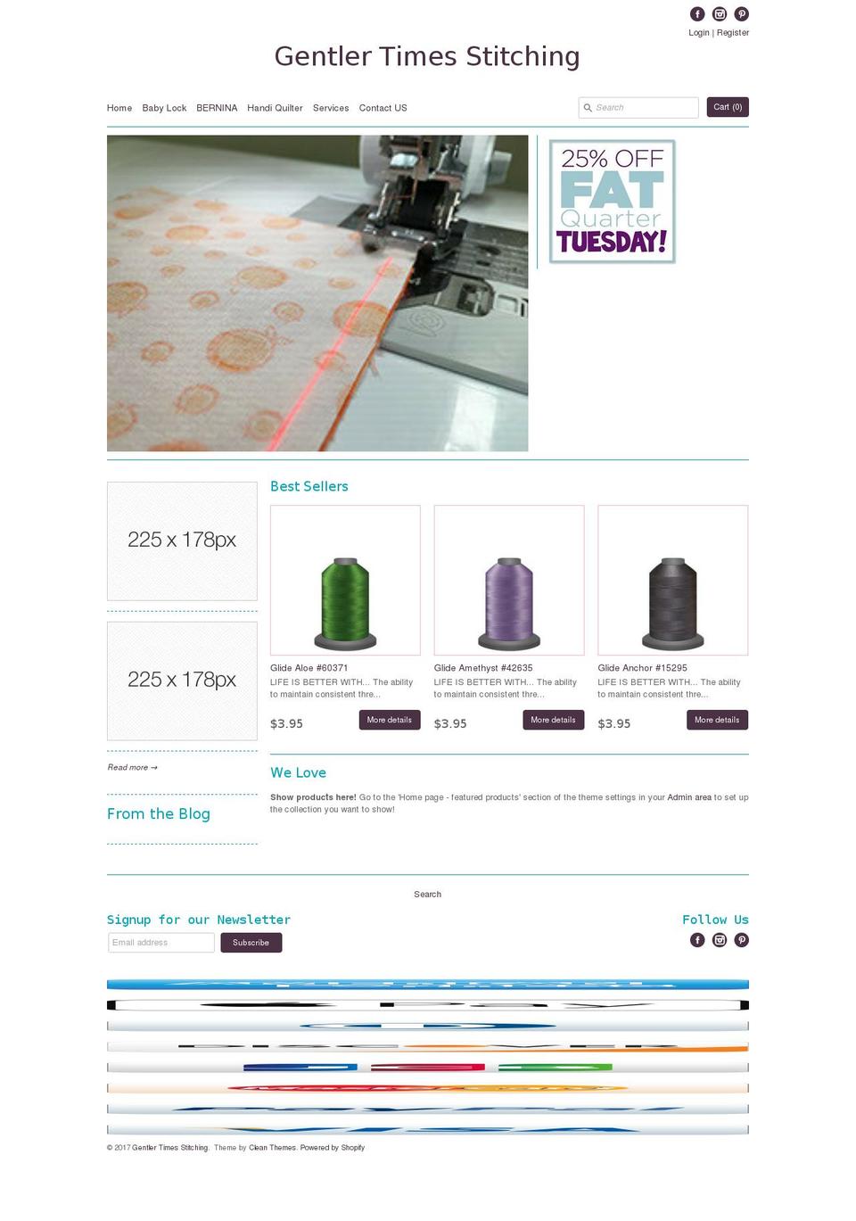 gentler-times.com shopify website screenshot