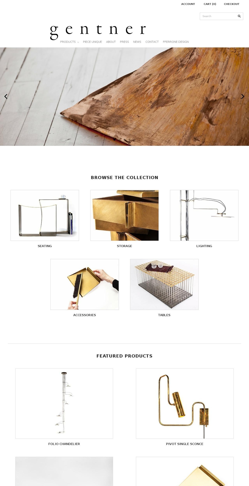 gentnerdesign.com shopify website screenshot