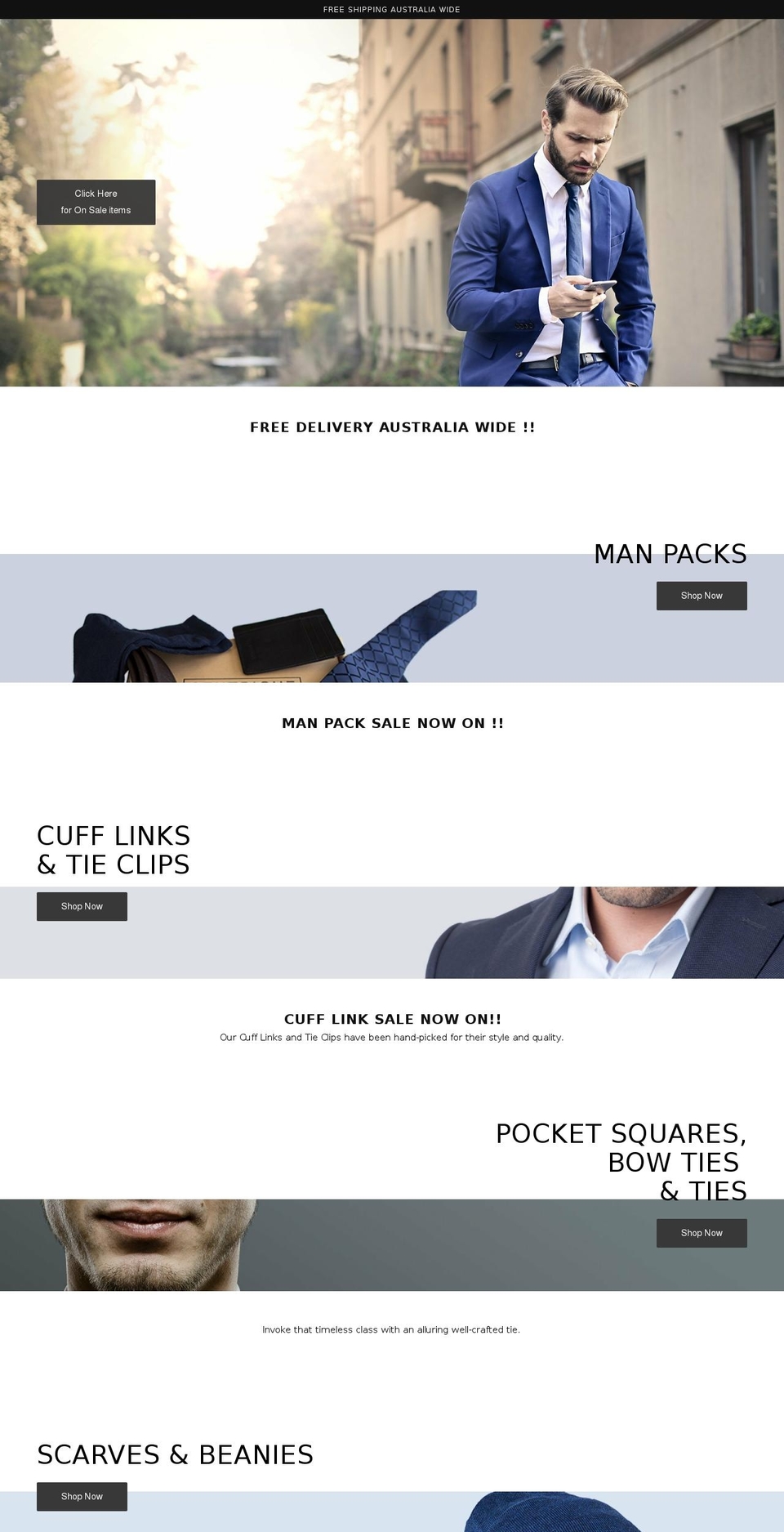 Gentrigue using Parallax Shopify theme site example gentrigue.com.au