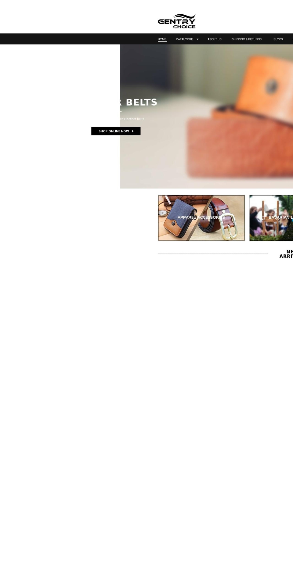 gentrychoice.com.au shopify website screenshot