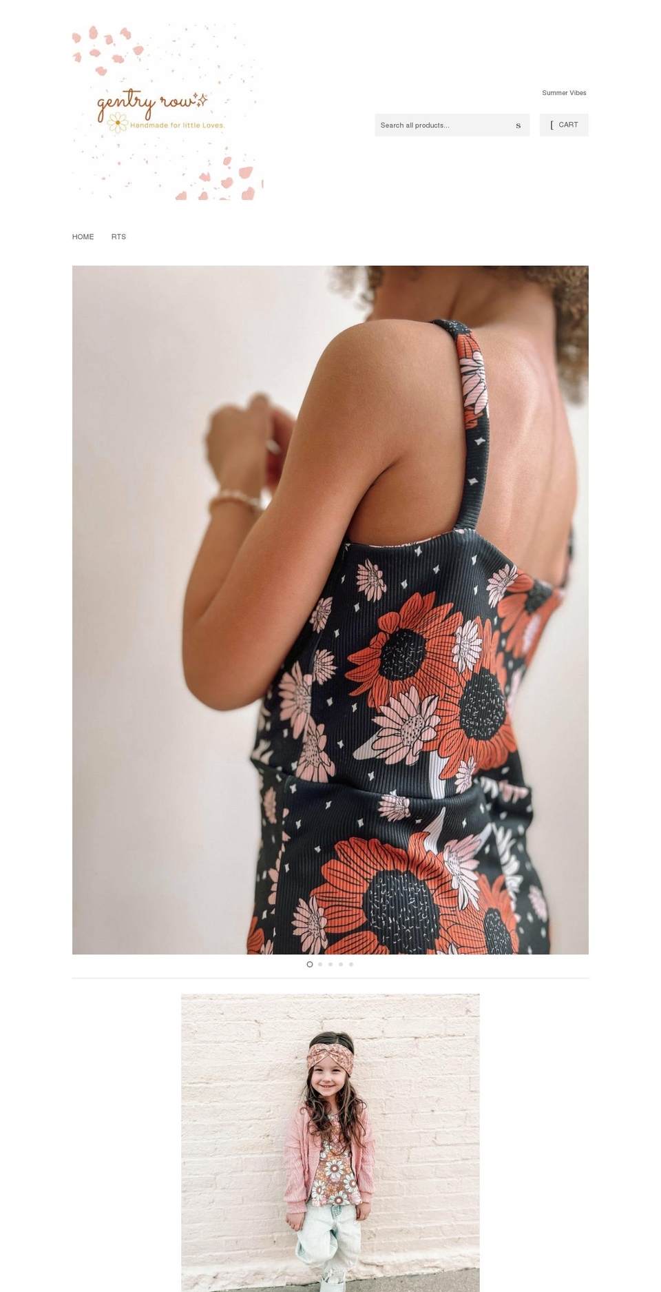 gentryrow.com shopify website screenshot