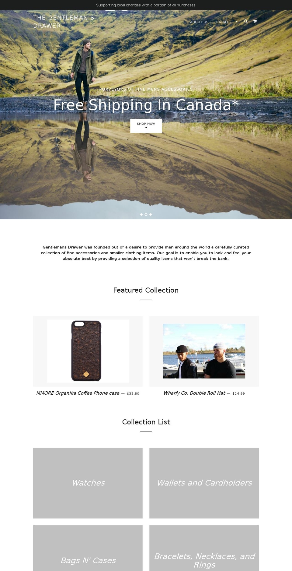 gentsdrawer.com — Shopify storefront screenshot