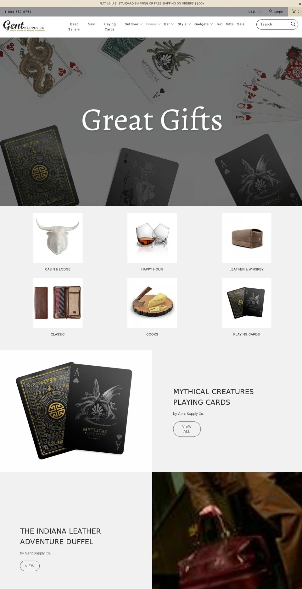 turbo-chicago Shopify theme site example gentsupplyco.com