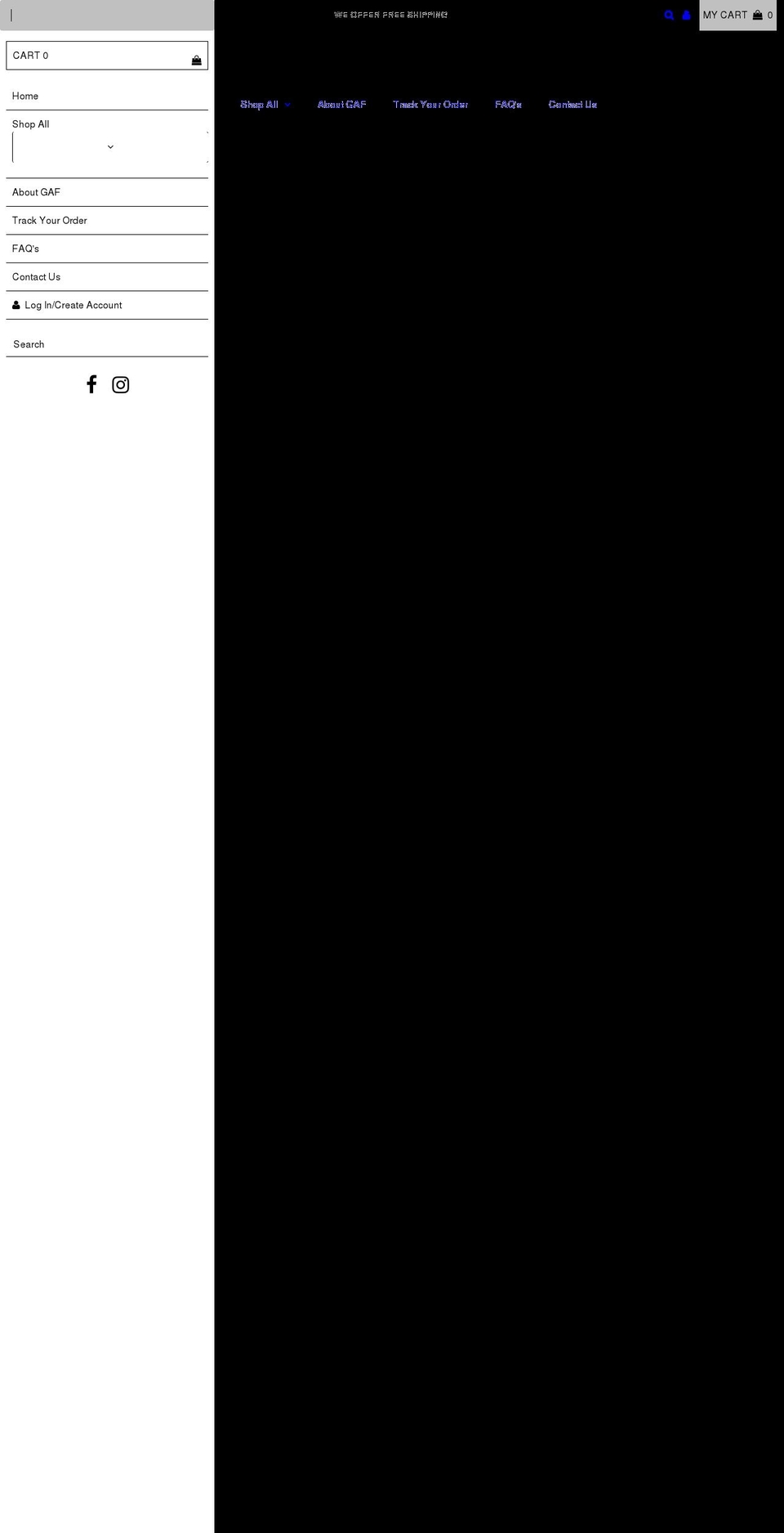 genuineapparelfactory.com shopify website screenshot