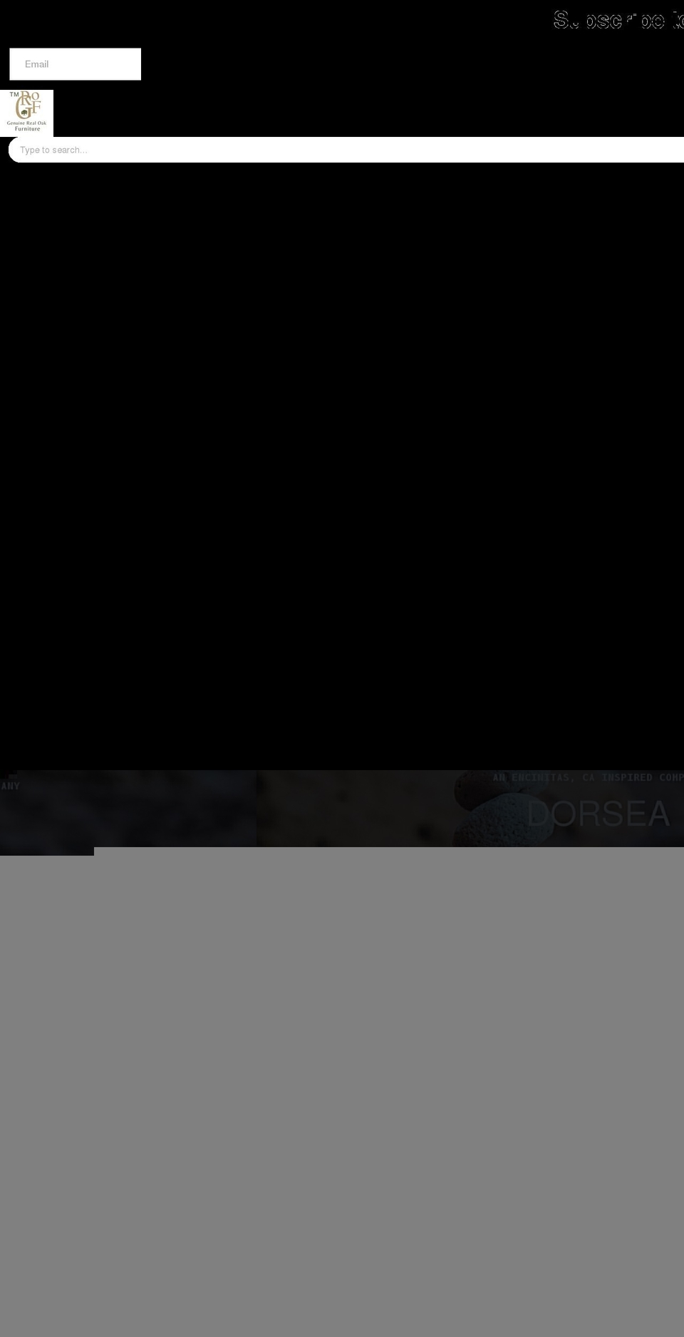 genuinerealoak.co.uk shopify website screenshot
