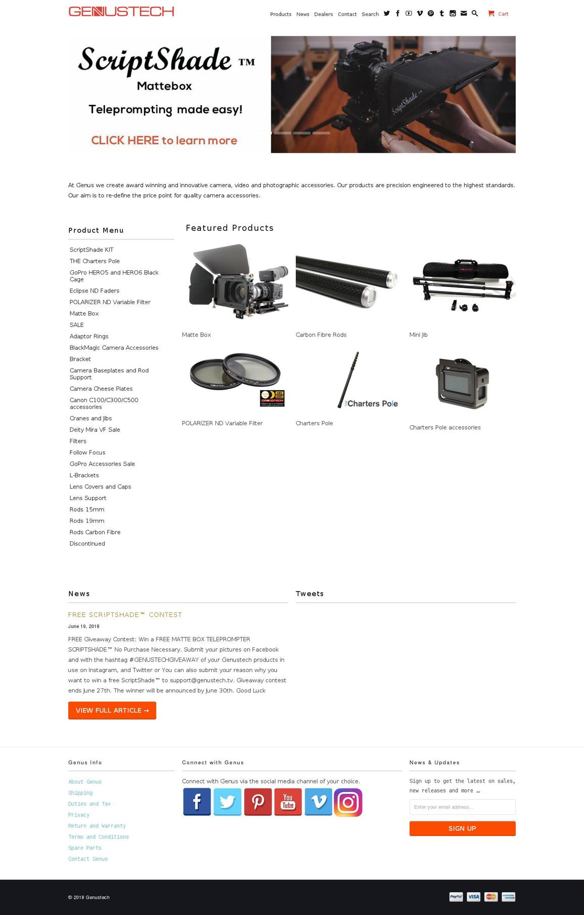 genusasia.com — Shopify storefront screenshot