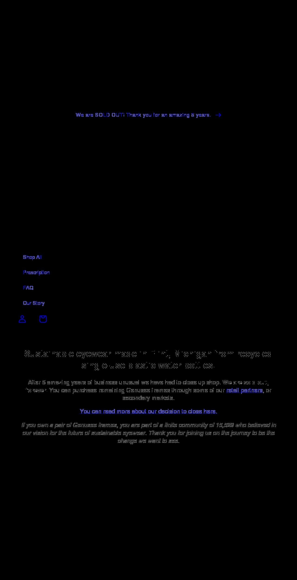 genusee.com shopify website screenshot